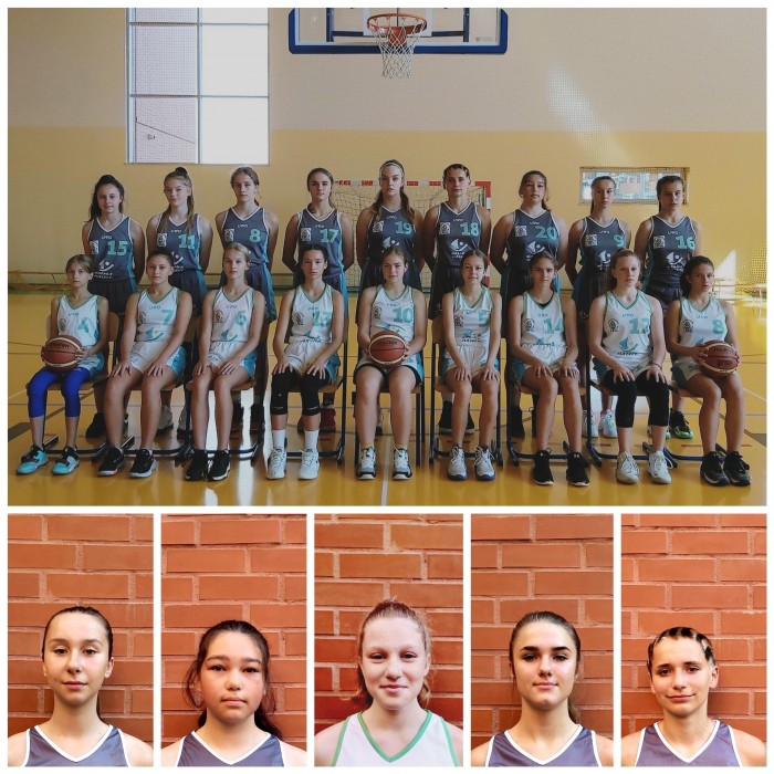 Pięć naszych uczennic klasy 8D znajduje się w szerokiej kadrze województwa warmińsko-mazurskiego w koszykówce dziewcząt w kategorii młodziczka (rocznik 2008)