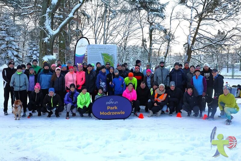 Drugie w tym roku spotkanie na parkrun Park Modrzewie Elbląg