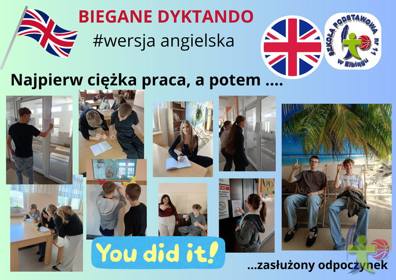 BIEGANE DYKTANDO w angielskiej wersji 🇬🇧