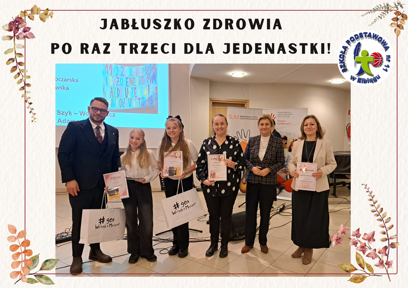 Jabłuszko Zdrowia po raz trzeci w Jedenastce