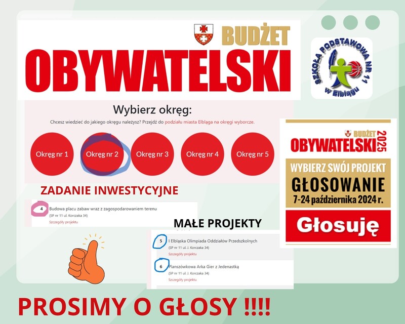 Ruszyło głosowanie w ramach XIII edycji Budżetu Obywatelskiego Miasta Elbląg na rok 2025.